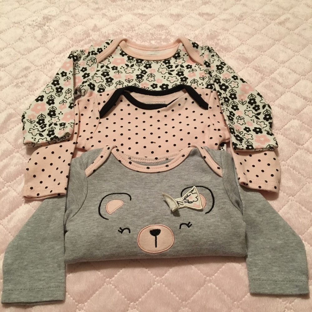 🎀Baby Gear 3-pack Bodysuit Set